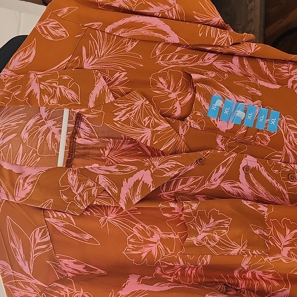 Jessica simpson floral shirt womens xl - Picture 2 of 7